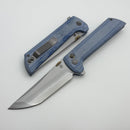 North Mountain Blade Chop2 2406 w/ Blue Canvas Micarta Handles & SLD-Magic