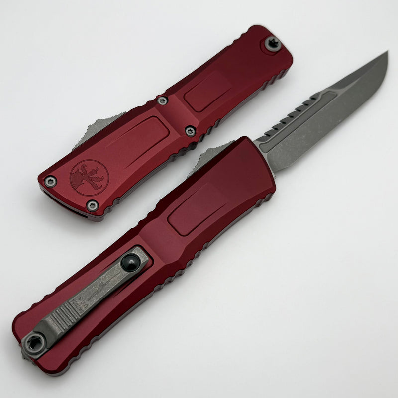 Microtech Knives Combat Troodon Gen III Apocalyptic Interceptor w/ Merlot Handle Signature Series 1217-10APMRS