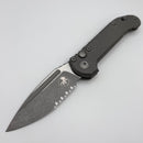 Microtech Knives LUDT Gen III Partial Serrated Apocalyptic Drop Point & Titanium Slab Side Handles 1135-11APMS1