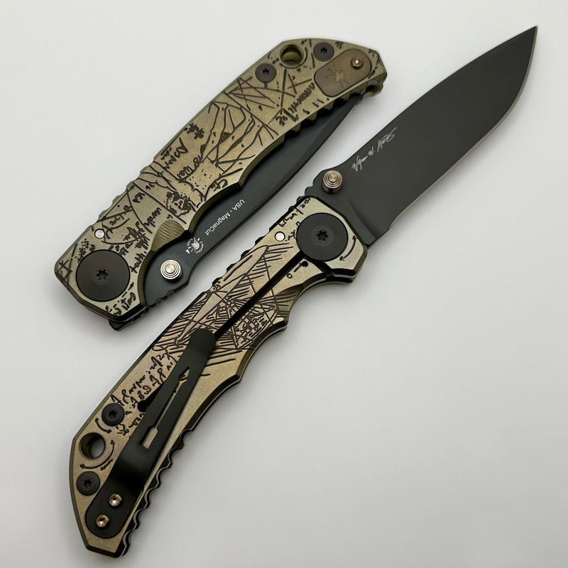 Spartan Blades Harsey Folder 2023 Divinci's Vitruvian Man Edition