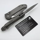 Microtech Knives LUDT Gen III Apocalyptic Drop Point Frag Titanium Handles