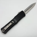 Marfione Custom Knives Combat Troodon LT Gen III Mirror Polished D/E w/ Black Handle & Flamed Accents