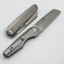 Vero Engineering Neuron Double Detent Titanium Folder w/ Hand Satin M390 (Non-Locking)