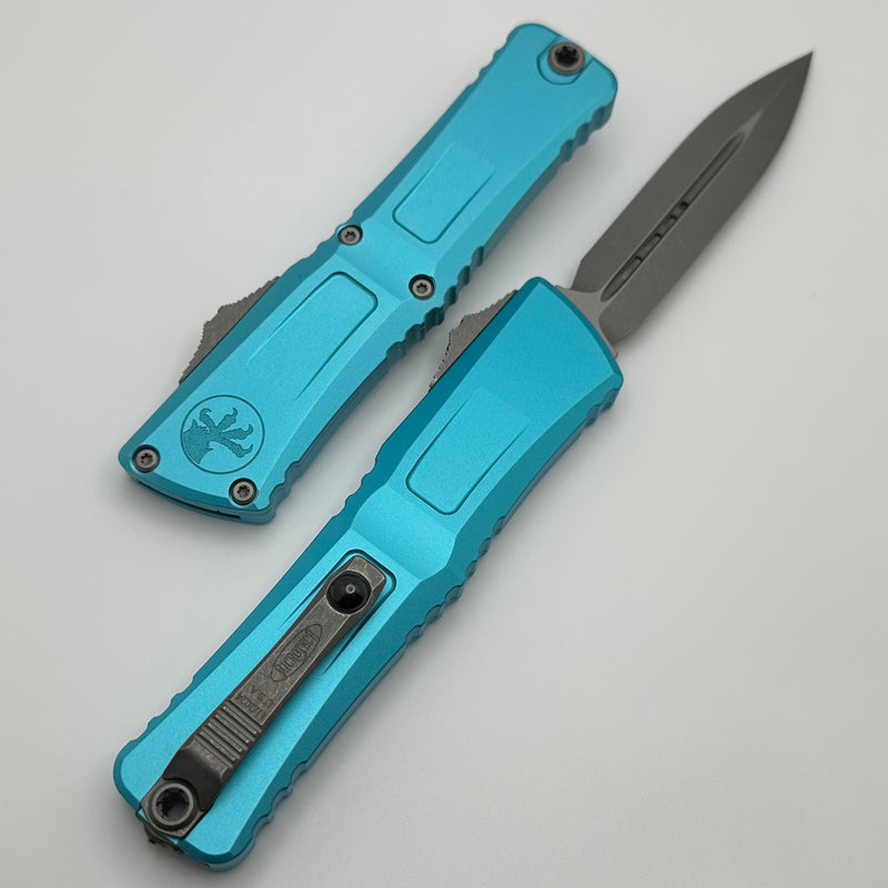 Microtech Knives Combat Troodon Gen III Apocalyptic D/E M390MK w/ Turquoise Handle 1142-10APTQ