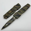 Microtech Luminary D/E F/S Tiger Stripe Camo Signature Series 1270-3TSCS