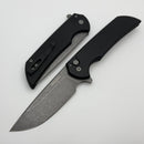 Pro-Tech Mordax Black Aluminum Handle & Acid Wash 20CV MX101-AW 20CV