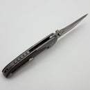 Mechforce & Barker Knives Collab Hokkaido w/ Titanium & Green Micarta Handle & MagnaCut