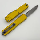 Microtech Ultratech Gen IV S/E Apocalyptic Standard w/ Yellow Handle 11214-10APYW