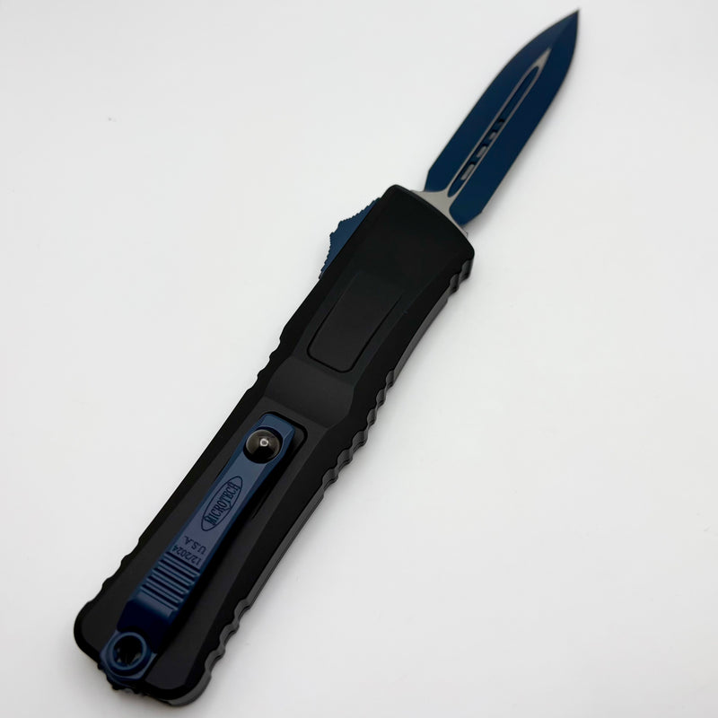 Microtech Knives Combat Troodon Gen III Black D/E w/ Navy Blue Accents 1142-1NASK