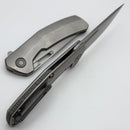 Tactile Knife Co Archer Classic Textured Titanium Framelock w/ MagnaCut