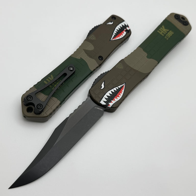 Heretic Knives Manticore X A-10 Edition Frag Handle & DLC Bowie MagnaCut H030BF-6A-A10