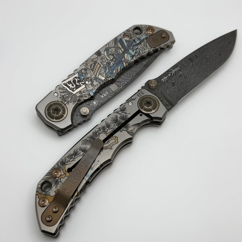 Spartan Blades Harsey Folder Ronin Tactics Gun Fighter Special Edition w/ 4" Damascus