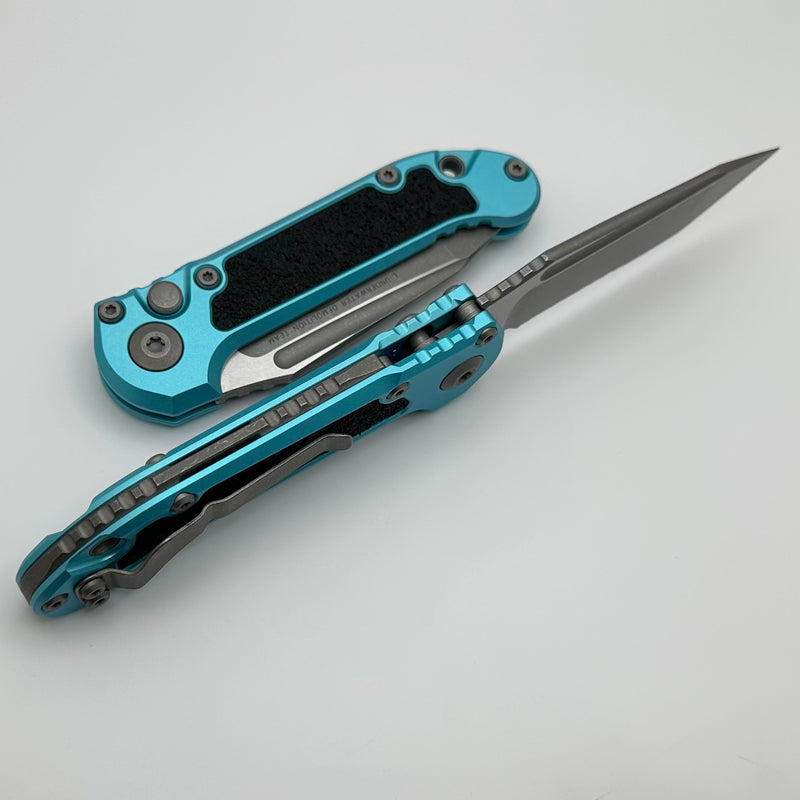 Microtech Knives LUDT Gen III Apocalyptic Partial Serrated Tanto w/ Turquoise Handle 1136-11APTQ