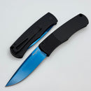 Pro-Tech Whiskers Bolster Release Black w/ Textured Bolsters & Sapphire Blue 154-CM BR-1 SB
