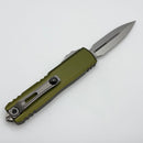 Microtech UTX-85 Gen IV w/ OD Green Handle & Stonewash D/E M390MK 12324-10OD