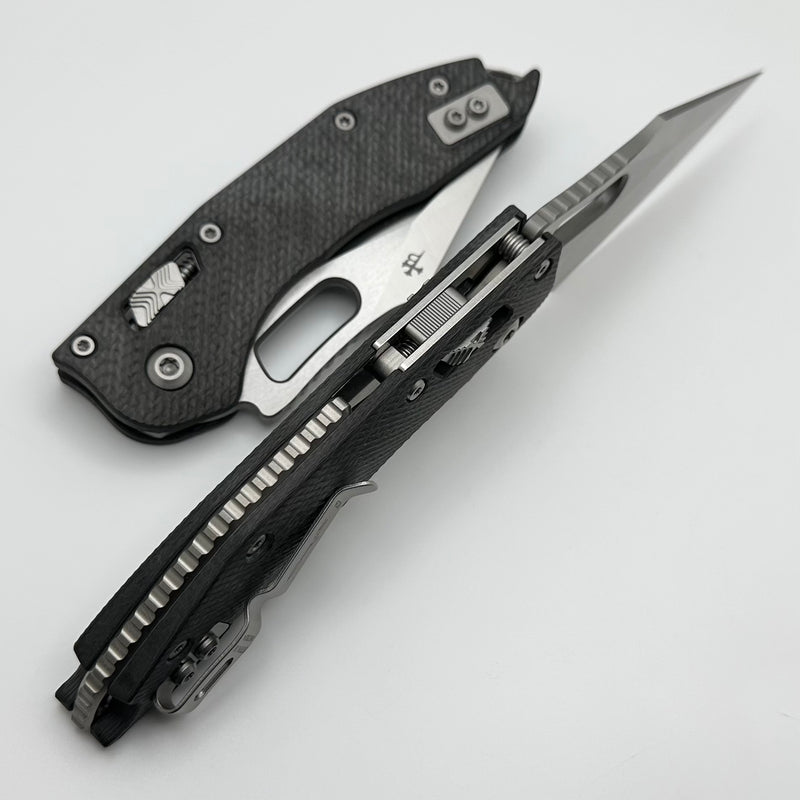 Microtech Knives Manual Stitch RAM LOK Fluted Carbon Fiber & Satin M390MK Signature Series 169RL-4FLCFS