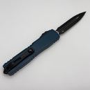 Factory Blem Microtech Ultratech Gen IV D/E Full Serrated w/ Deep Ocean Handle 11224-3DO