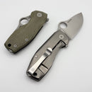 Spyderco SpyNano Flash Batch Micarta/Titanium & M398 C268MTIP