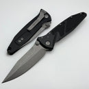 Microtech Socom Elite Spearpoint Apocalyptic Standard Manual w/ Black Handle 160-10APSS