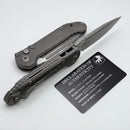 Microtech Knives LUDT Gen III Apocalyptic Drop Point Slab Side Titanium Handles