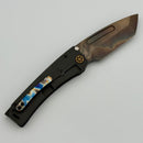Medford Marauder Full Size Black Samurai Wrap Titanium Handles w/ 0.26" Vulcan S45VN Tanto