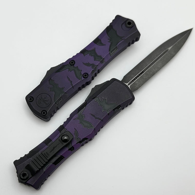 Microtech Knives Mini Hera Bats Halloween D/E M390MK Signature Series 1702M-1HWBAS