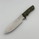 Medford Jungle Fighter 2 w/ OD Green G10 Handles & Tumbled 3V