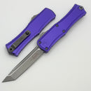 Microtech Knives Mini Hera Apocalyptic T/E M390MK w/ Purple Handle 1704M-10APPU
