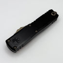 Microtech Marfione Select UTX-85 Gen III w/ Hefted Black Handle & Blued Baker Forge Damascus D/E 1232-16MS3