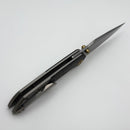 Kansept Knives Fenrir Shred Carbon Fiber/Titanium & Damascus K1034B1