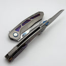 Remette RT Kestrel Titanium Handles w/ Timascus Accents & S35VN RTPO-D