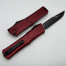 Microtech Knives Combat Troodon Gen III Black tactical Interceptor w/ Merlot Handle Signature Series 1217-1MRS
