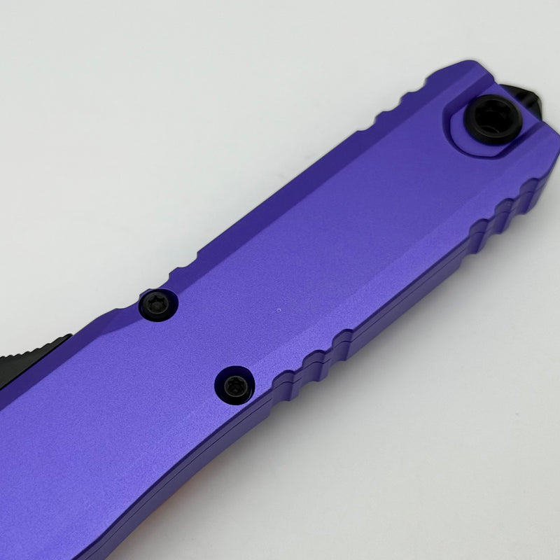 Factory Blem Microtech Ultratech Gen IV D/E Tactical Standard w/ Purple Handle 11224-1PU