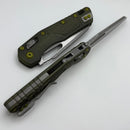 Microtech Knives MSI RAM LOK Distressed Grenade Green Frag Aluminum & Apocalyptic M390MK 210-10FRDGG-U25