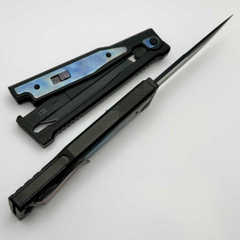 Reate EXO Exoskeleton Design V2 Flamed Titanium & Two Tone Black PVD D