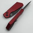 Discontinued Pro-Tech PT Plus Red Aluminum Handle & DLC MagnaCut Blade PT203-Red