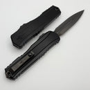 Marfione Custom Knives Cypher II Black Hefted Aluminum Handle w/ DLC Diamondwash D/E & Flamed Accent
