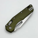 Microtech Knives MSI RAM LOK OD Green Aluminum & Stonewash M390MK 210-10OD