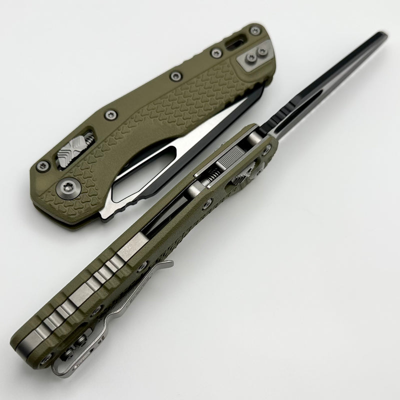 Microtech Knives MSI RAM LOK OD Green Polymer & Black Full Serrated M390MK 210T-3PMOD