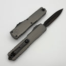 Microtech Ultratech ZBP D/E DLC w/ Natural Clear Handle Signature Series 1122-1DLCTNCS