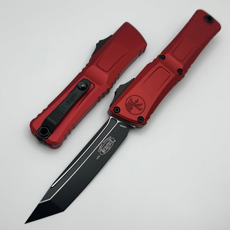 Microtech Knives Combat Troodon Gen III Tactical Tanto w/ Red Handle 1144-1RD