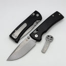 Chaves Knives X-Lock w/ Black Aluminum Handles & Stonewash D2