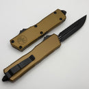 Microtech Scarab 2 Gen 3 Executive w/ Tan Handle & D/E-S Full Serrated Tactical M390MK 1181-3TA