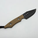 Heretic Kobold FDE G-10 Handles w/ DLC Bowie MagnaCut Fixed Blade H065-6A-FDE/G10