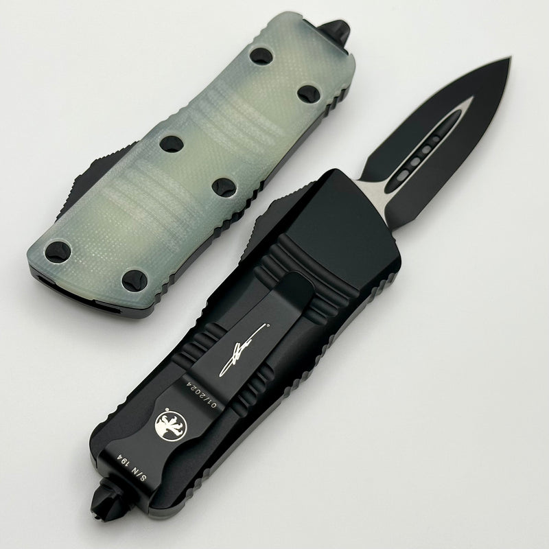Microtech Troodon Mini D/E Jade Green G10 Top Signature Series 238-1GT