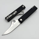 Spyderco Essenza w/ Black Aluminum Handle & N690Co C272ALBKP
