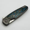 Holt Bladeworks Morpheus Private Reserve w/ Burnished Titanium/Artic Storm Fat Carbon Handles &  Stonewash M390