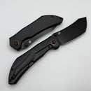 Kansept Knives Tipper Black Titanium Handles w/ Black S35VN K1079A5