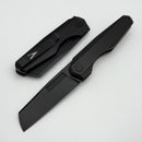 Vero Engineering Neuron Blackwash Double Detent Titanium Folder w/ M390 (Non-Locking)