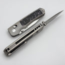 Remette RT Aurora Titanium Handles w/ Carbon Fiber Inlays & M390